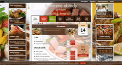 Desktop Screenshot of obiad-niepolomice.pl