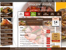 Tablet Screenshot of obiad-niepolomice.pl